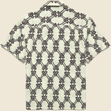 Panama Knot Shirt - Bone - Knickerbocker - STAG Provisions - Tops - S/S Woven - Other Pattern