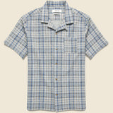 Crammond Shirt - Blue Multi Check - Kestin - STAG Provisions - Tops - S/S Woven - Plaid
