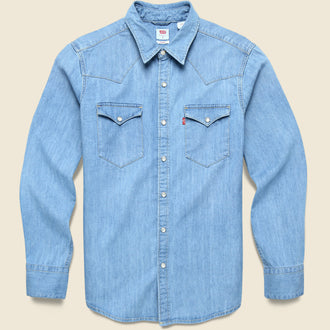 Barstow Denim Western Shirt - Esta Noche