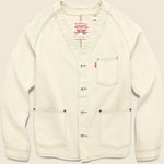 Union Engineer Cardigan - Vintage Ecru - Levis Premium - STAG Provisions - Outerwear - Coat / Jacket