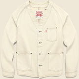 Union Engineer Cardigan - Vintage Ecru - Levis Premium - STAG Provisions - Outerwear - Coat / Jacket