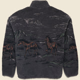 Idyllwild Sherpa Popover - Running Horses Landscape - Levis Premium - STAG Provisions - Outerwear - Coat / Jacket