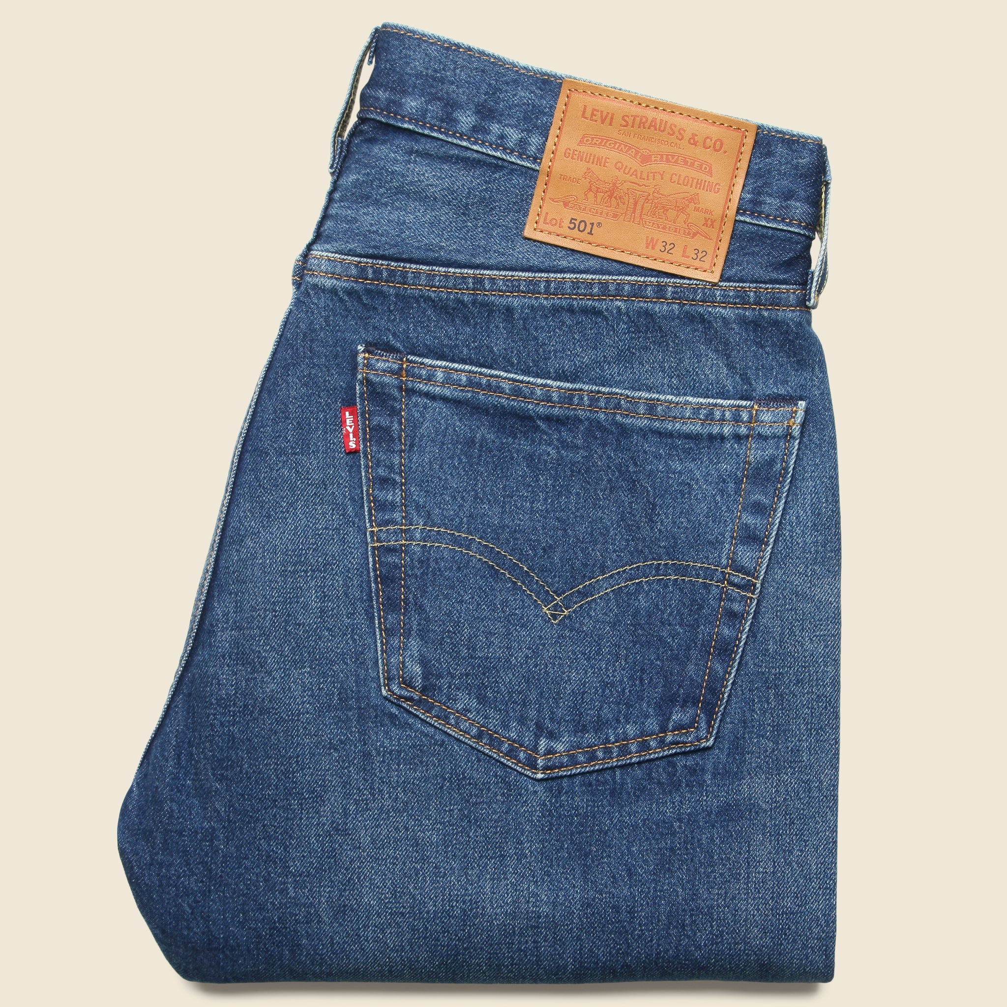 
                          501 Original Straight Jean - Found In Cave - Levis Premium - STAG Provisions - Pants - Denim
                        
