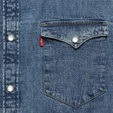 Barstow Western Shirt - Mid Wash - Levis Premium - STAG Provisions - Tops - L/S Woven - Solid