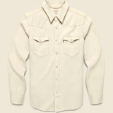 Barstow Denim Western Shirt - Eddlyn Ecru - Levis Premium - STAG Provisions - Tops - L/S Woven - Solid