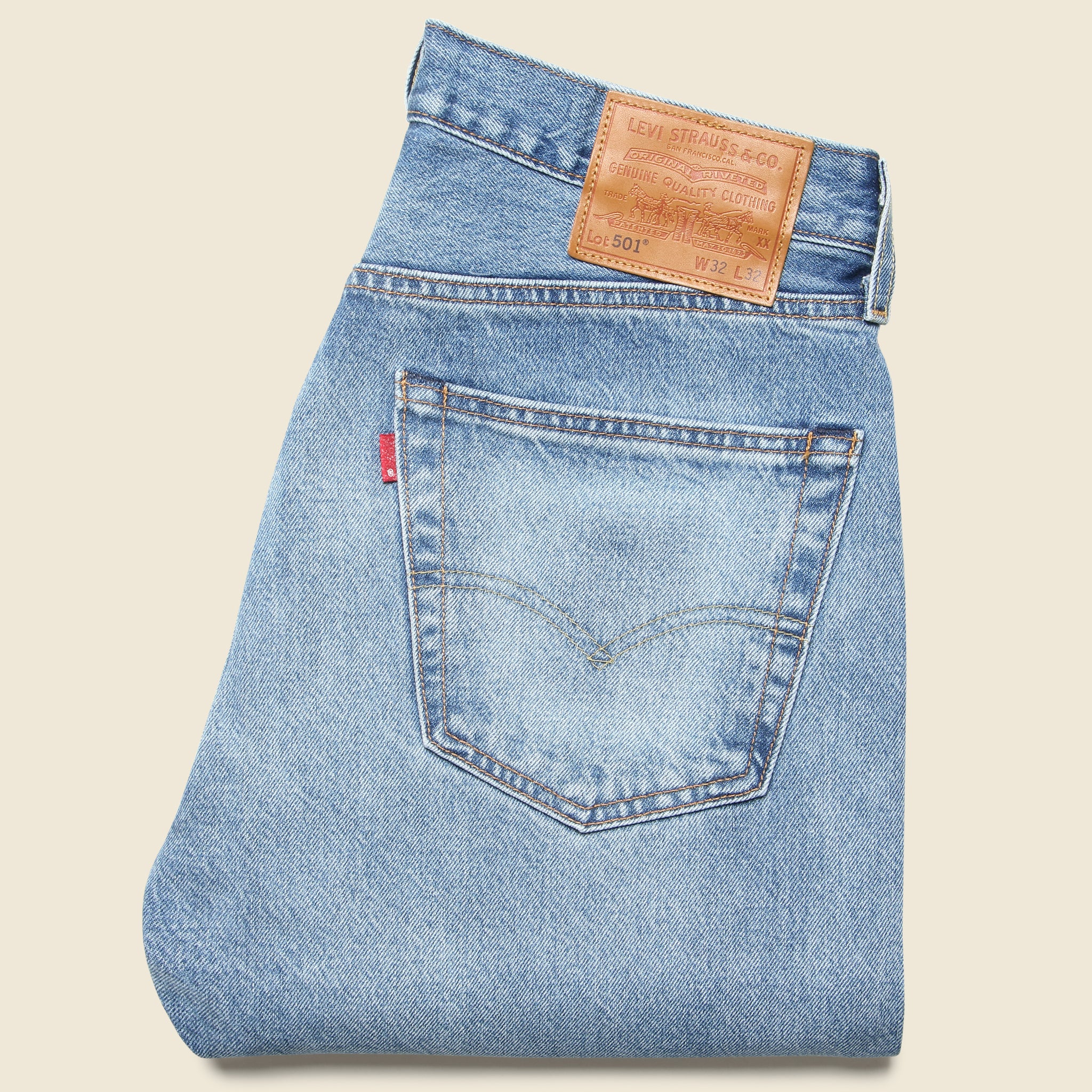 501 Original Straight Jean - Beautiful Disaster Selvedge - Levis Premium - STAG Provisions - Pants - Denim
