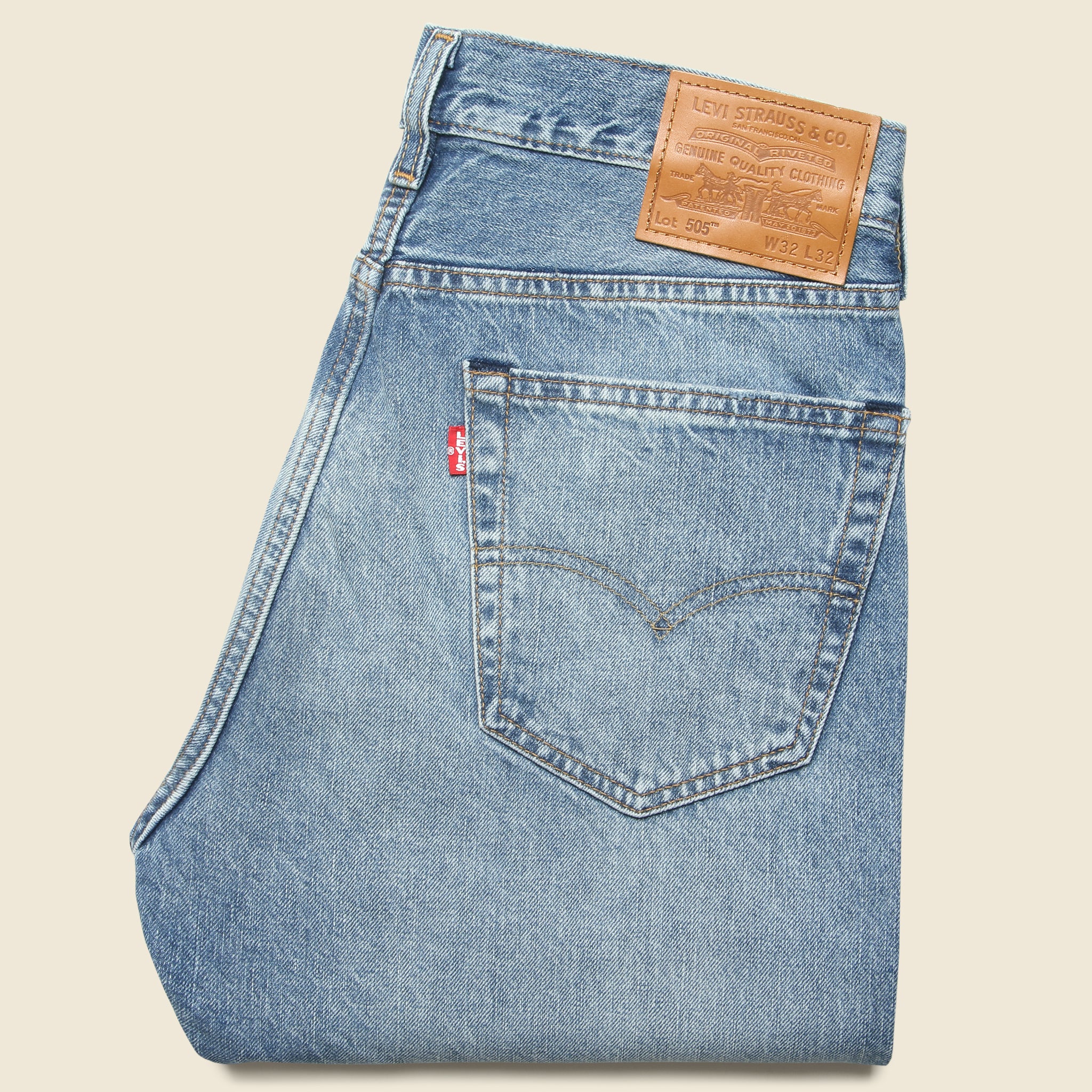 
                          505 Regular Jean - Back At It Selvedge - Levis Premium - STAG Provisions - Pants - Denim
                        
