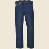 1980s 501 Straight Jean - Dark Rinse - Levis Blue Tab - STAG Provisions - Pants - Denim