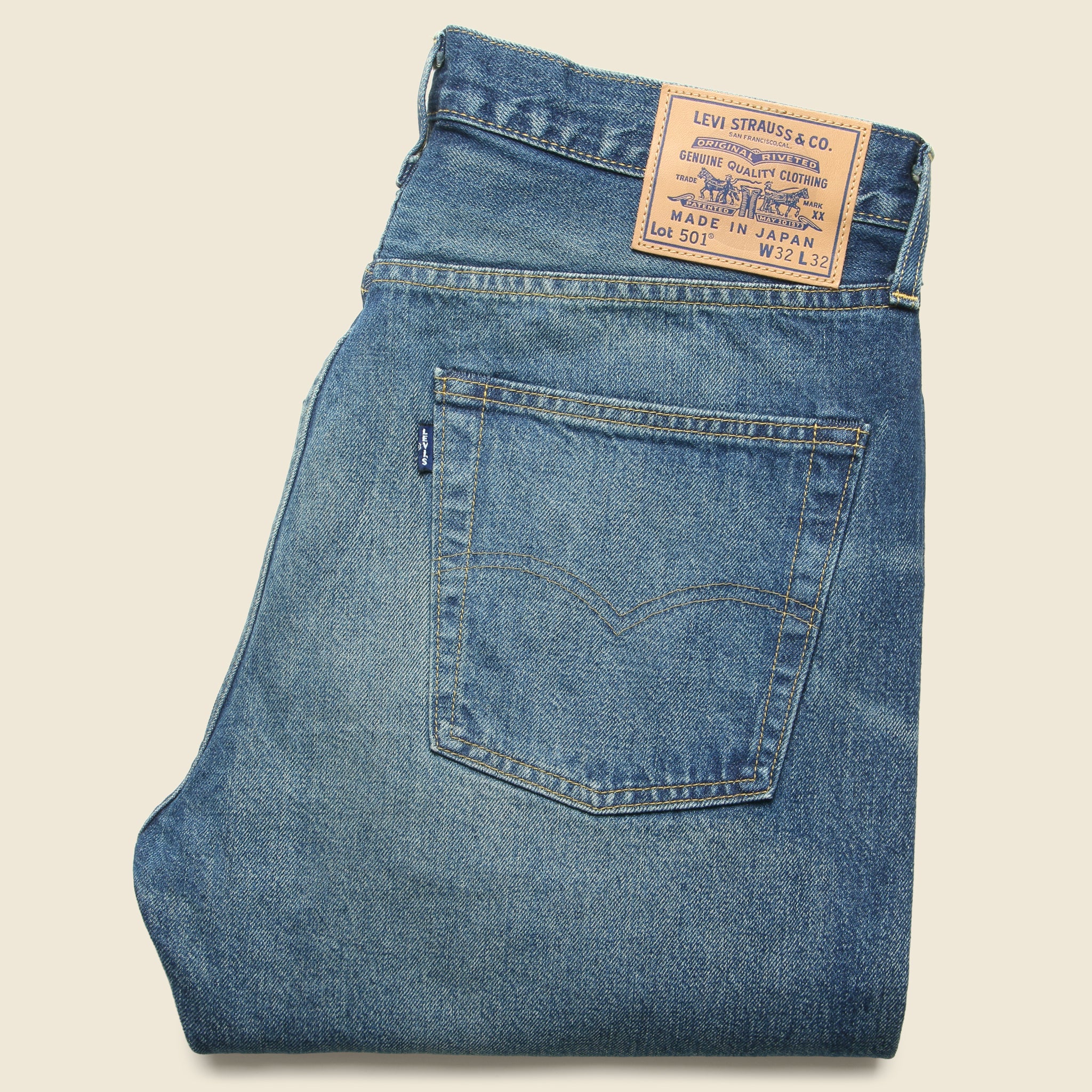 
                          501 Straight Jean - Steel - Levi's Made in Japan - STAG Provisions - Pants - Denim
                        