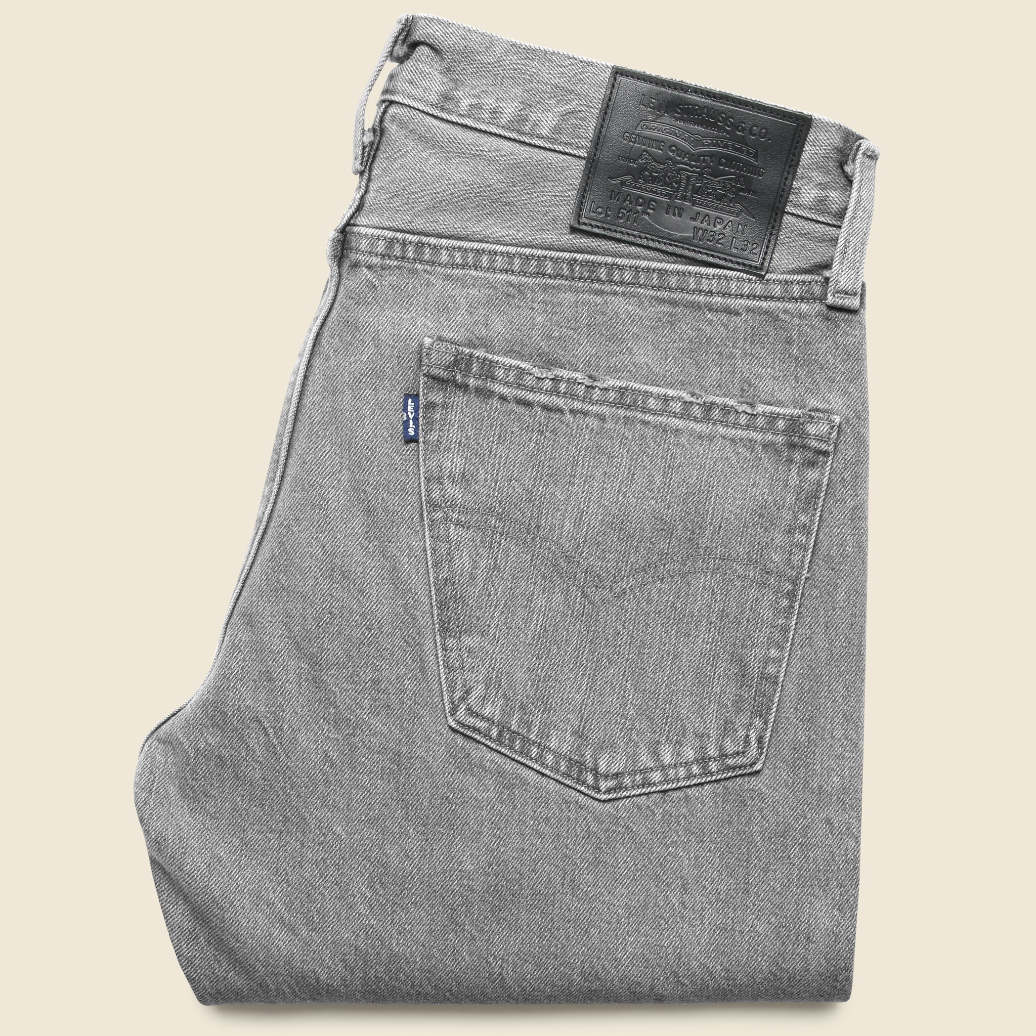 
                          511 Slim Fit Jean - Ash - Levi's Made in Japan - STAG Provisions - Pants - Denim
                        