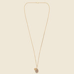 Mini Dove Pendant - Gold Vermeil/Sand Enamel - Miansai - STAG Provisions - Accessories - Necklaces