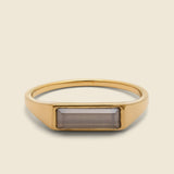 Slim Lennox Ring - Gold Vermeil/Chalcedony - Miansai - STAG Provisions - Accessories - Rings
