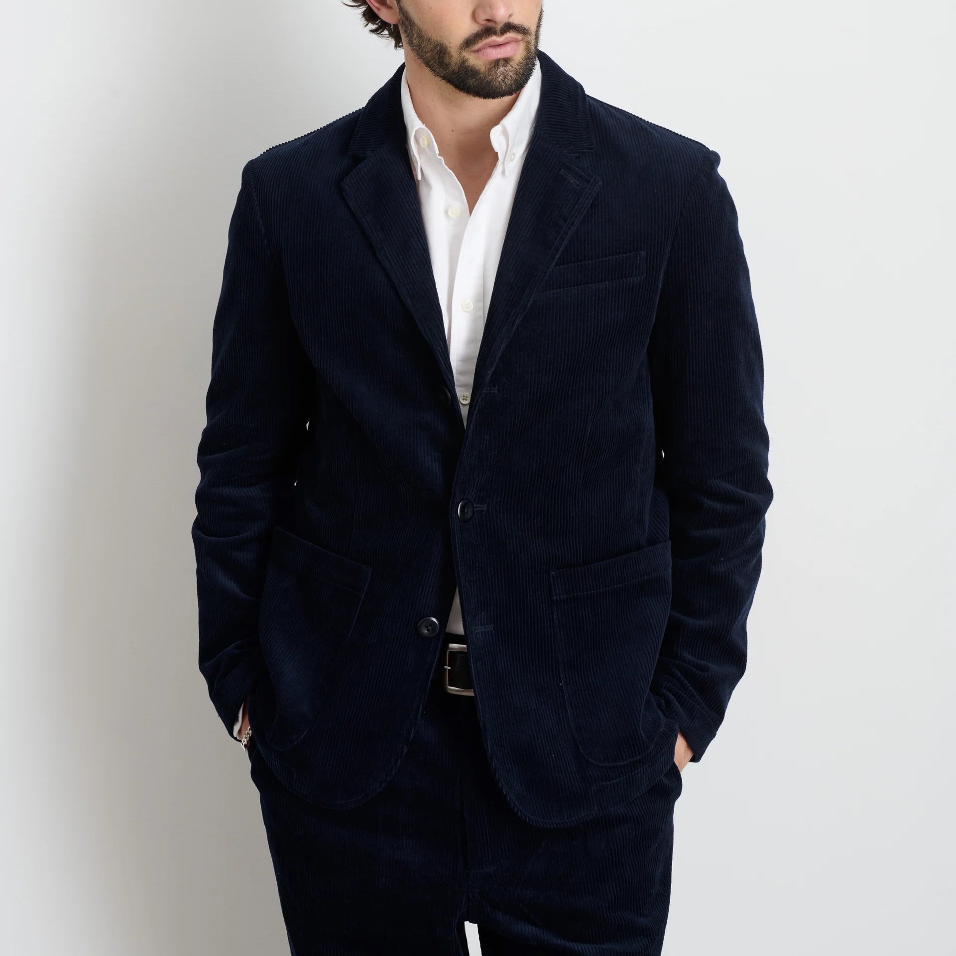 
                          Corduroy Blazer - Navy - Alex Mill - STAG Provisions - Suiting - Sport Coat
                        