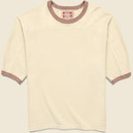 Community Football Ringer Tee - Natural - Monostereo - STAG Provisions - Tops - S/S Tee