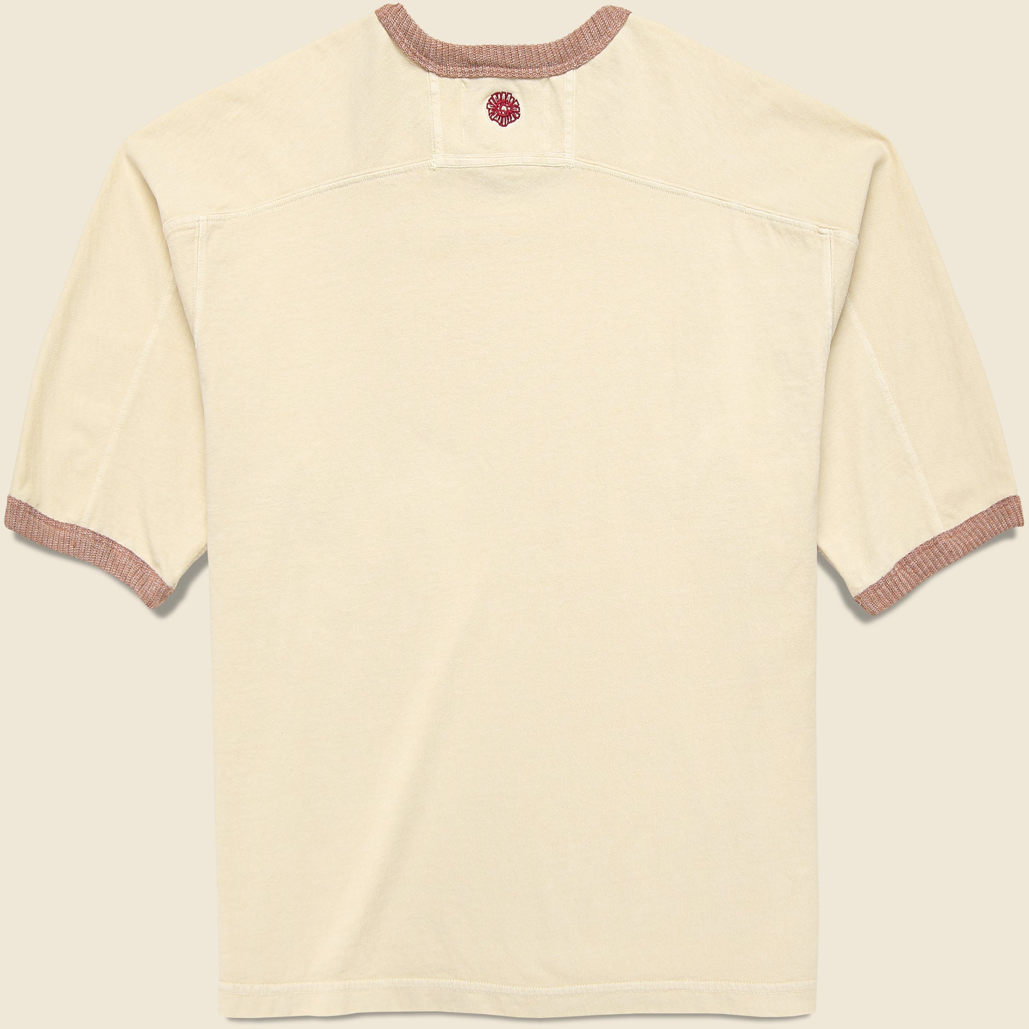 Community Football Ringer Tee - Natural - Monostereo - STAG Provisions - Tops - S/S Tee