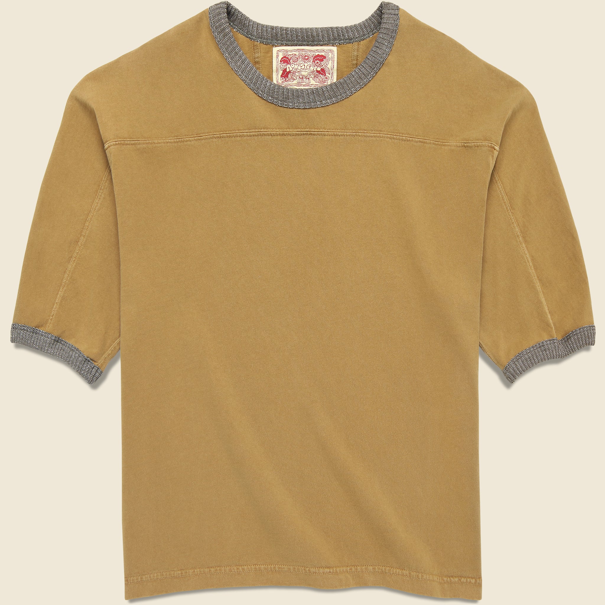 Community Ringer Football Tee - Olive