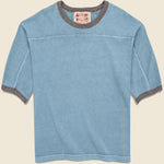 Community Ringer Football Tee - Light Blue - Monostereo - STAG Provisions - Tops - S/S Tee