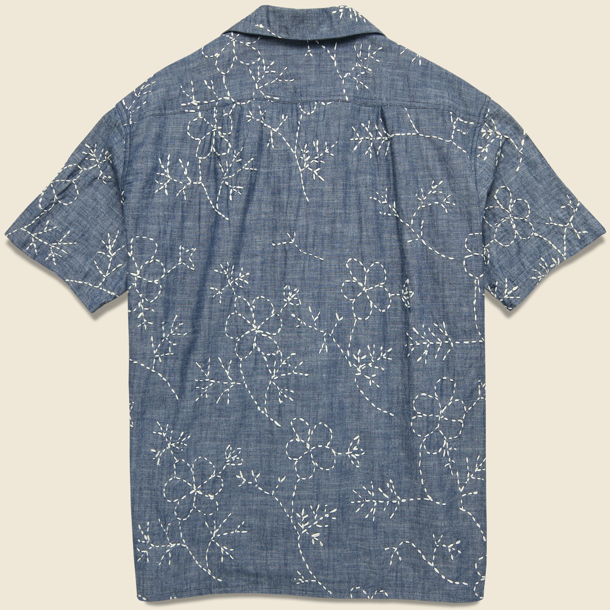
                          50's Milano Flower Shirt - Navy - Monitaly - STAG Provisions - Tops - S/S Woven - Floral
                        