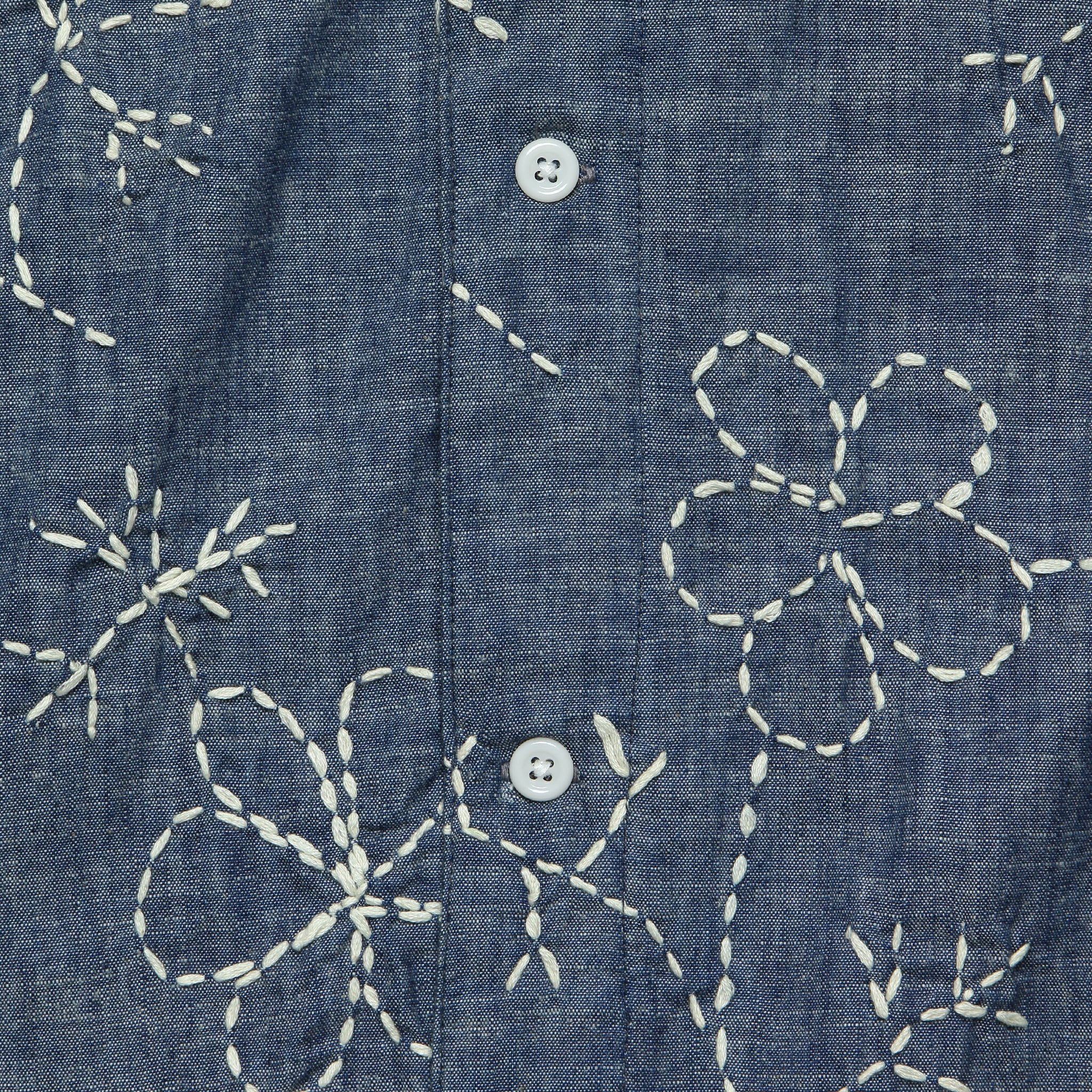 
                          50's Milano Flower Shirt - Navy - Monitaly - STAG Provisions - Tops - S/S Woven - Floral
                        