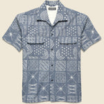 50s Milano Shirt - Squared Chambray - Monitaly - STAG Provisions - Tops - S/S Woven - Other Pattern