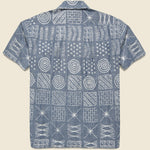 50s Milano Shirt - Squared Chambray - Monitaly - STAG Provisions - Tops - S/S Woven - Other Pattern