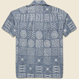 50s Milano Shirt - Squared Chambray - Monitaly - STAG Provisions - Tops - S/S Woven - Other Pattern