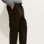 Corduroy Pleated Pant - Chocolate - Alex Mill - STAG Provisions - Pants - Corduroy
