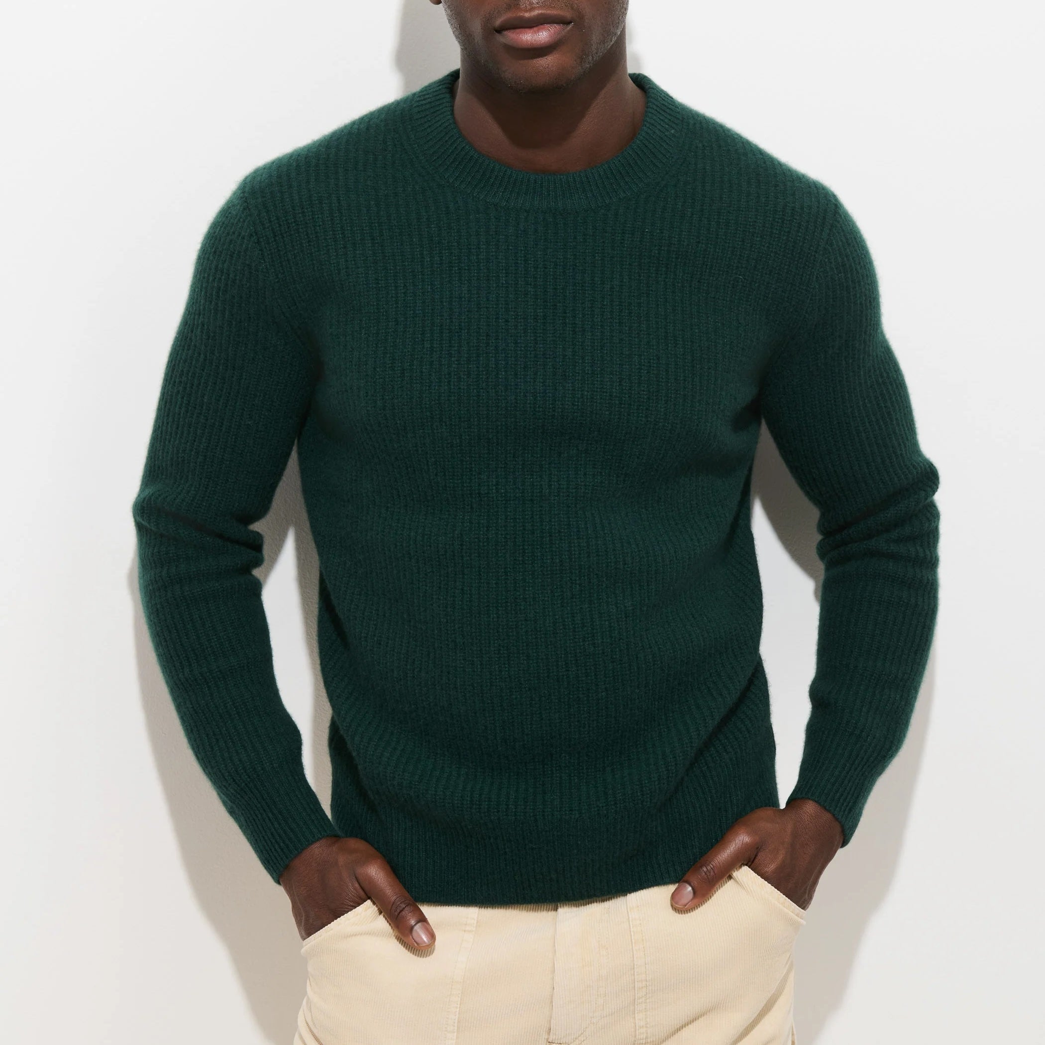 
                          Cashmere Jordan Sweater - Cypress Green
                        
