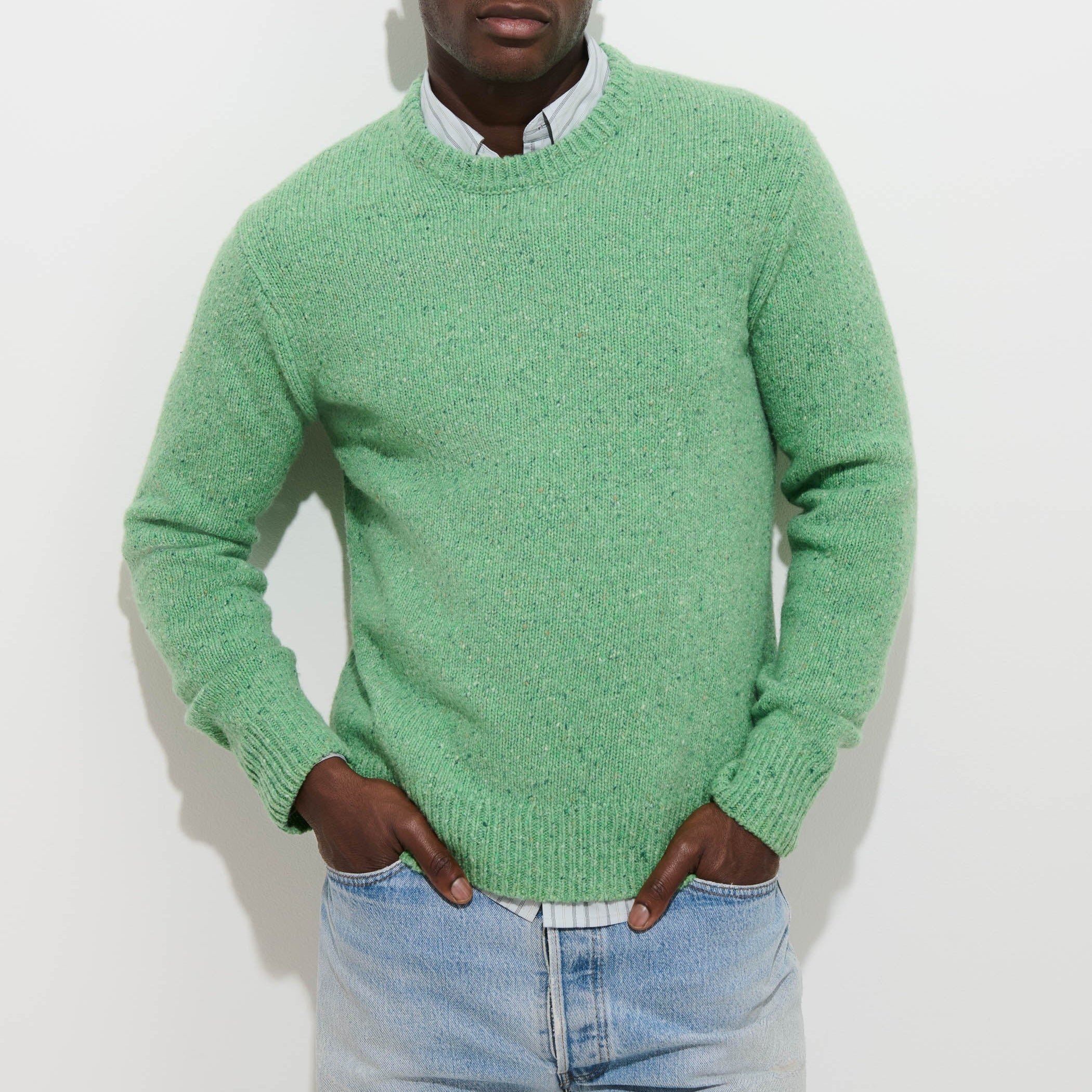 
                          Donegal Wool Sweater - Clearspring
                        