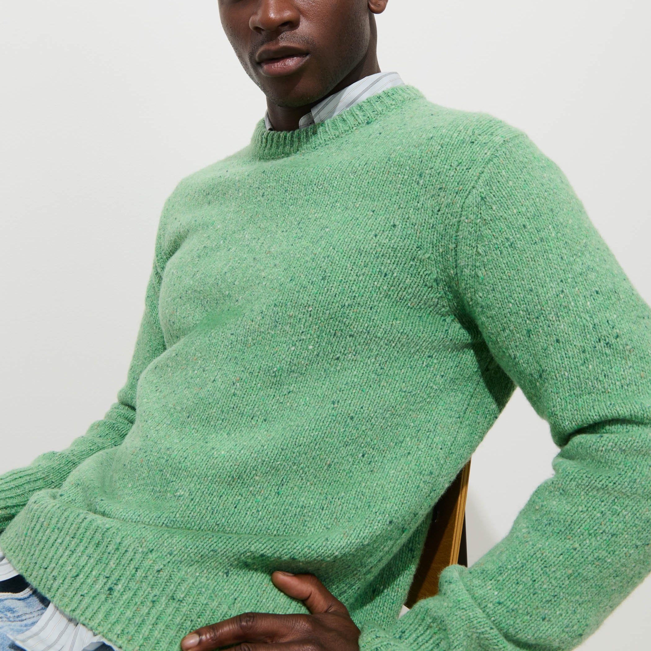 
                          Donegal Wool Sweater - Clearspring
                        