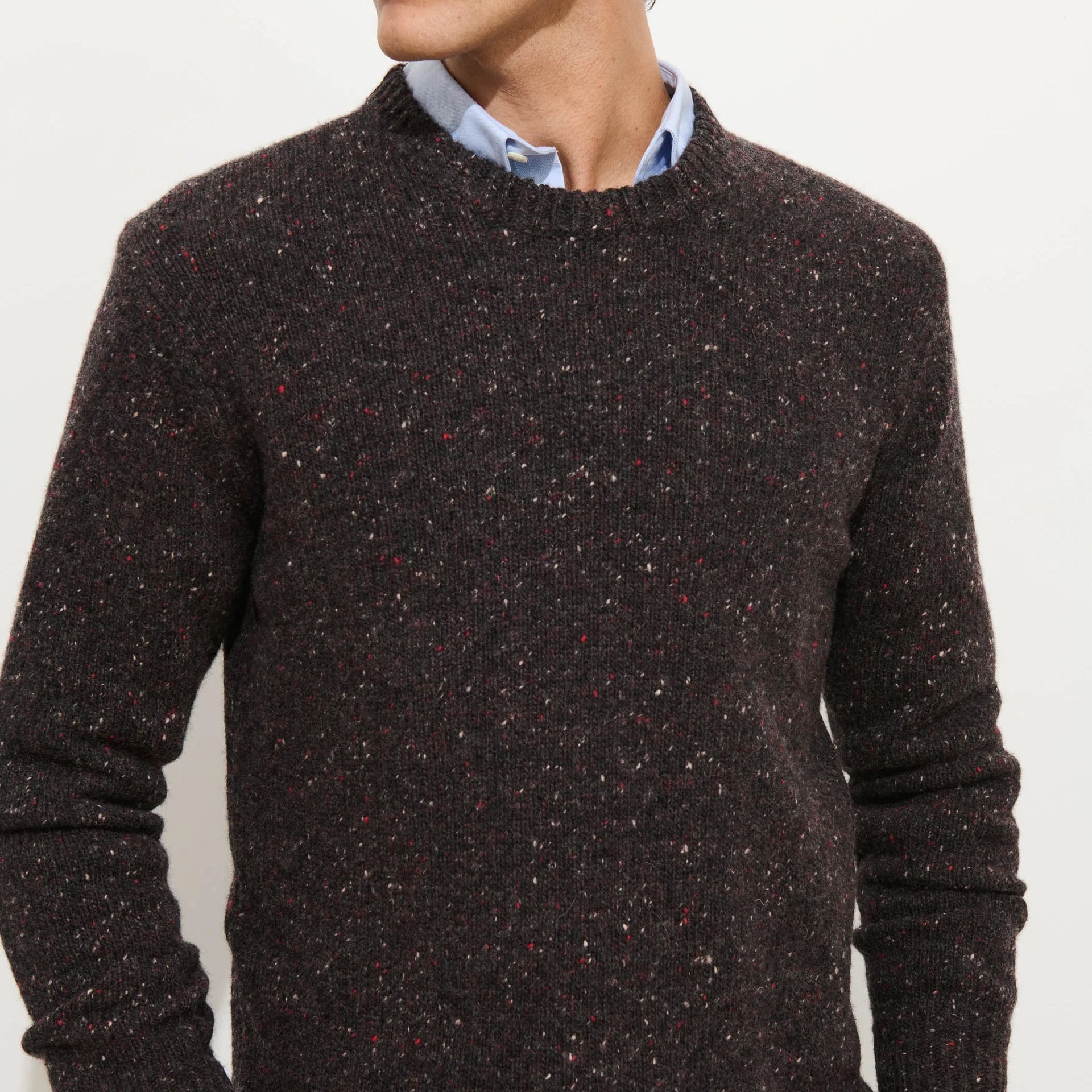 
                          Donegal Wool Sweater - Pinot Noir - Alex Mill - STAG Provisions - Tops - Sweater
                        