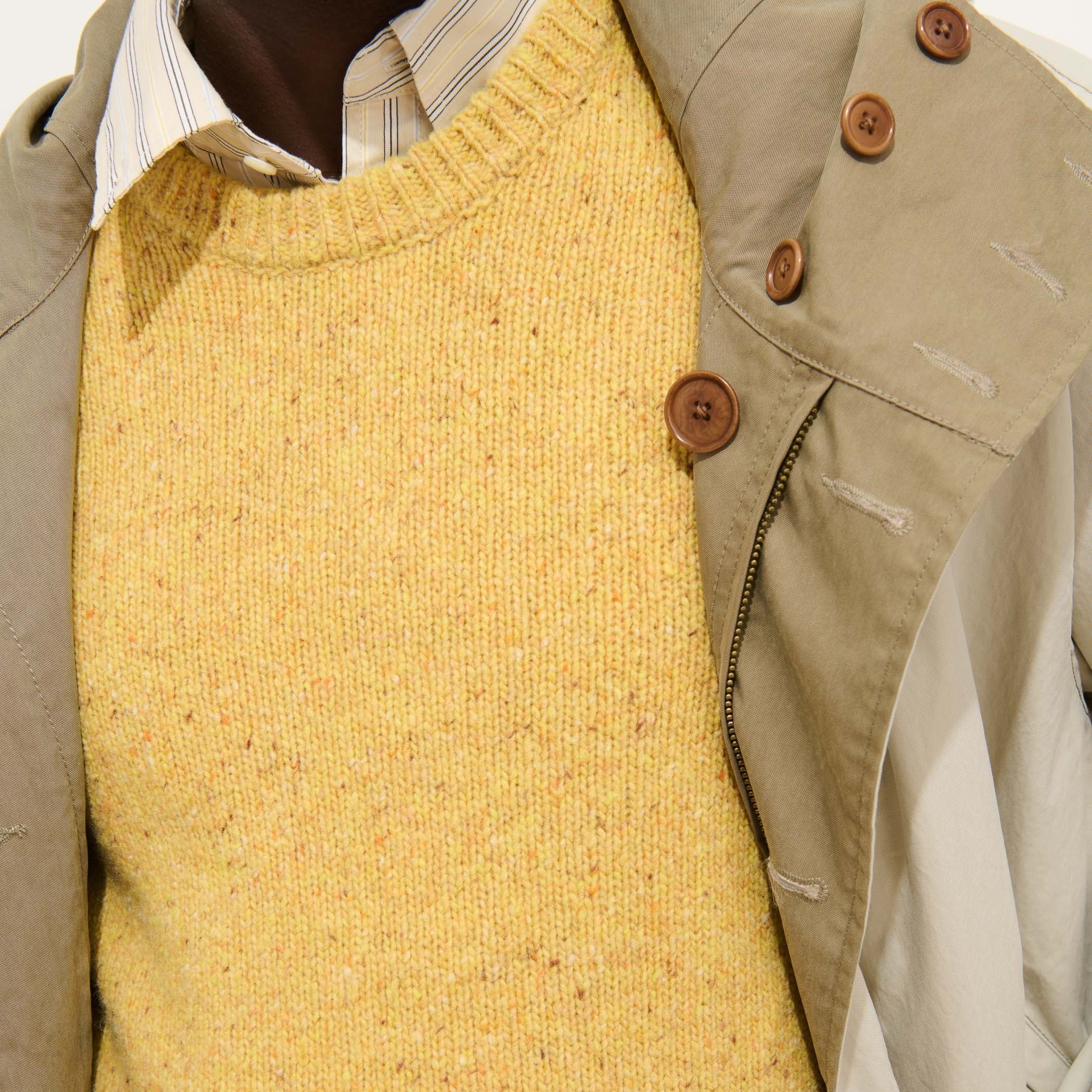 
                          Donegal Wool Sweater - Sunflower
                        