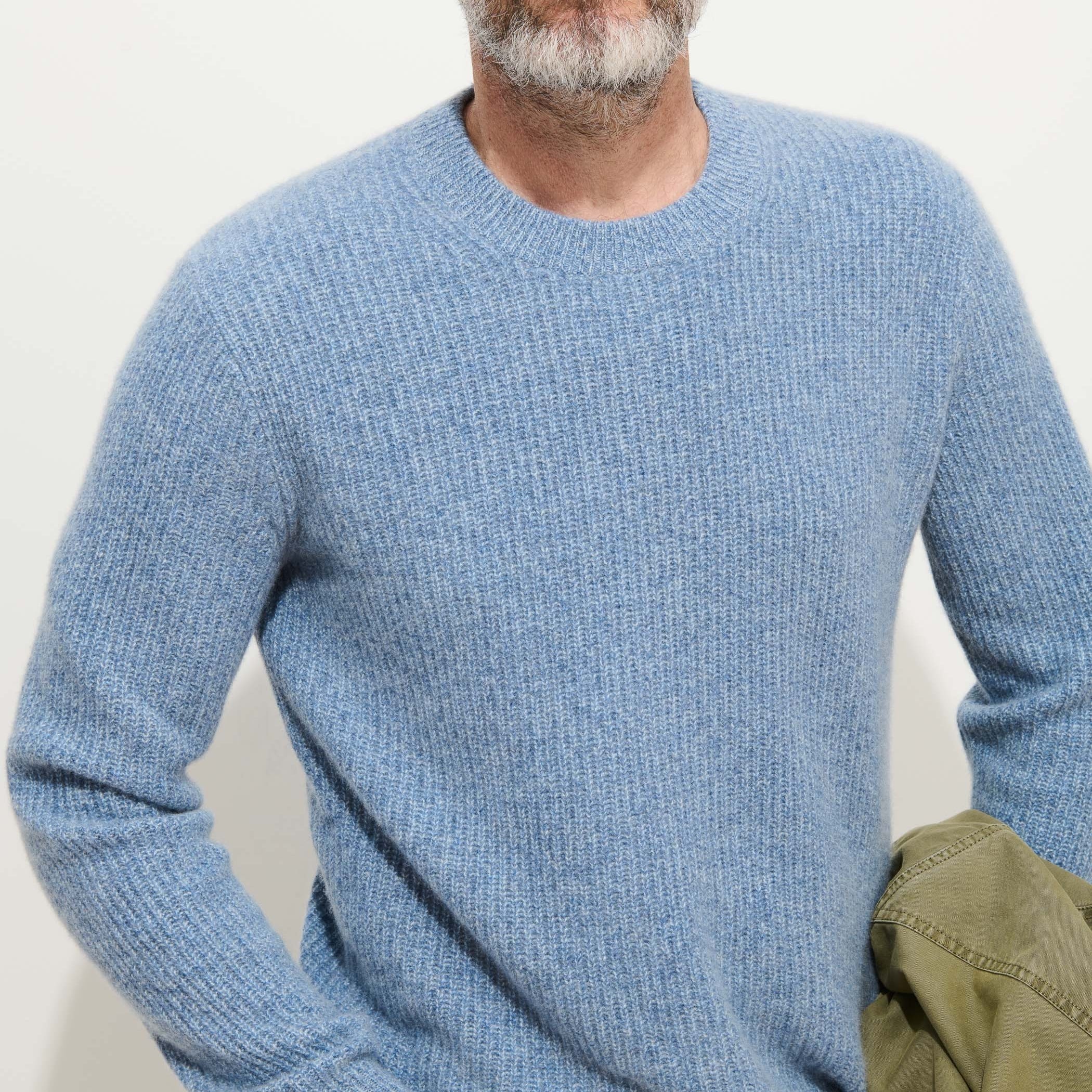 
                          Cashmere Jordan Sweater - Stonewash
                        