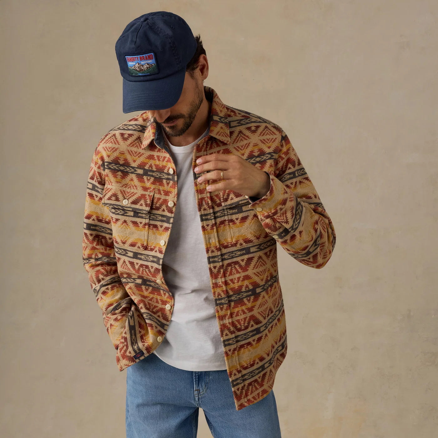 Lehi Canyon Overshirt - Uzumate - Faherty - STAG Provisions - Tops - L/S Woven - Overshirt