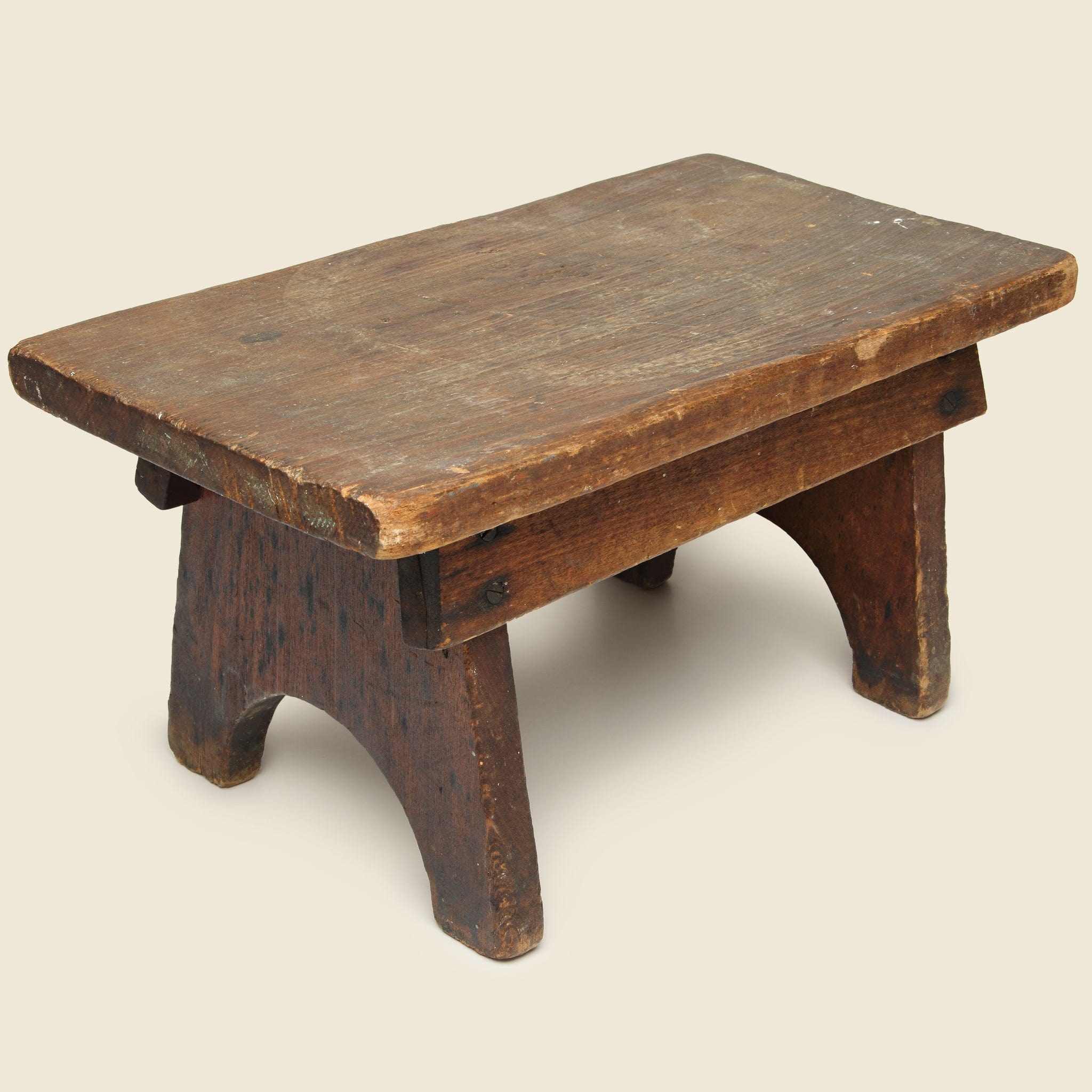 Small Primitive Wooden Stool #1 - Vintage - STAG Provisions - One & Done - Furniture