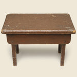 Small Primitive Wooden Stool #3 - Vintage - STAG Provisions - One & Done - Furniture
