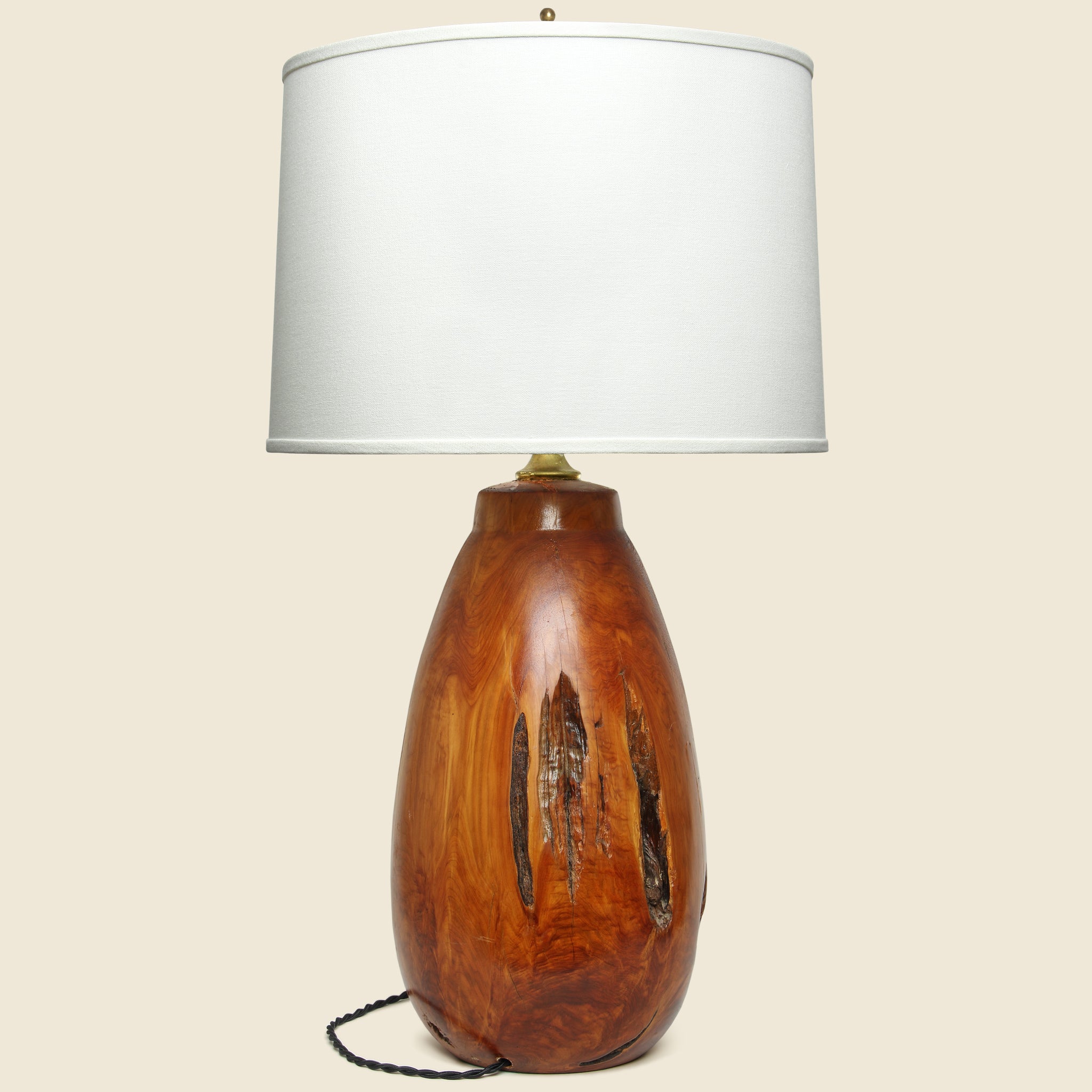 
                          Large Vintage Wood Lamp - Vintage - STAG Provisions - One &amp; Done - Furniture
                        