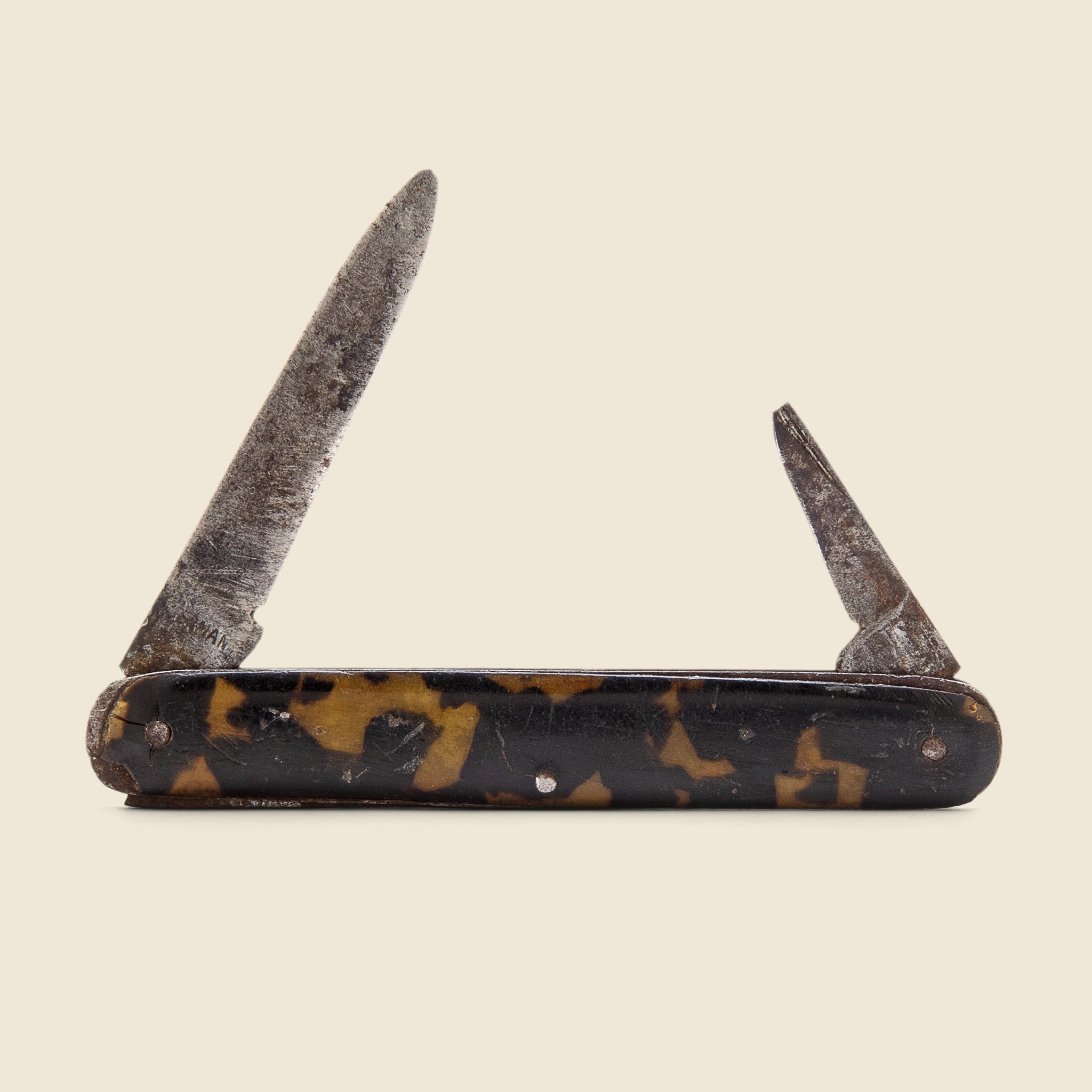 Faux Tortoise Pocket Knife #1 - Vintage - STAG Provisions - One & Done - Miscellaneous