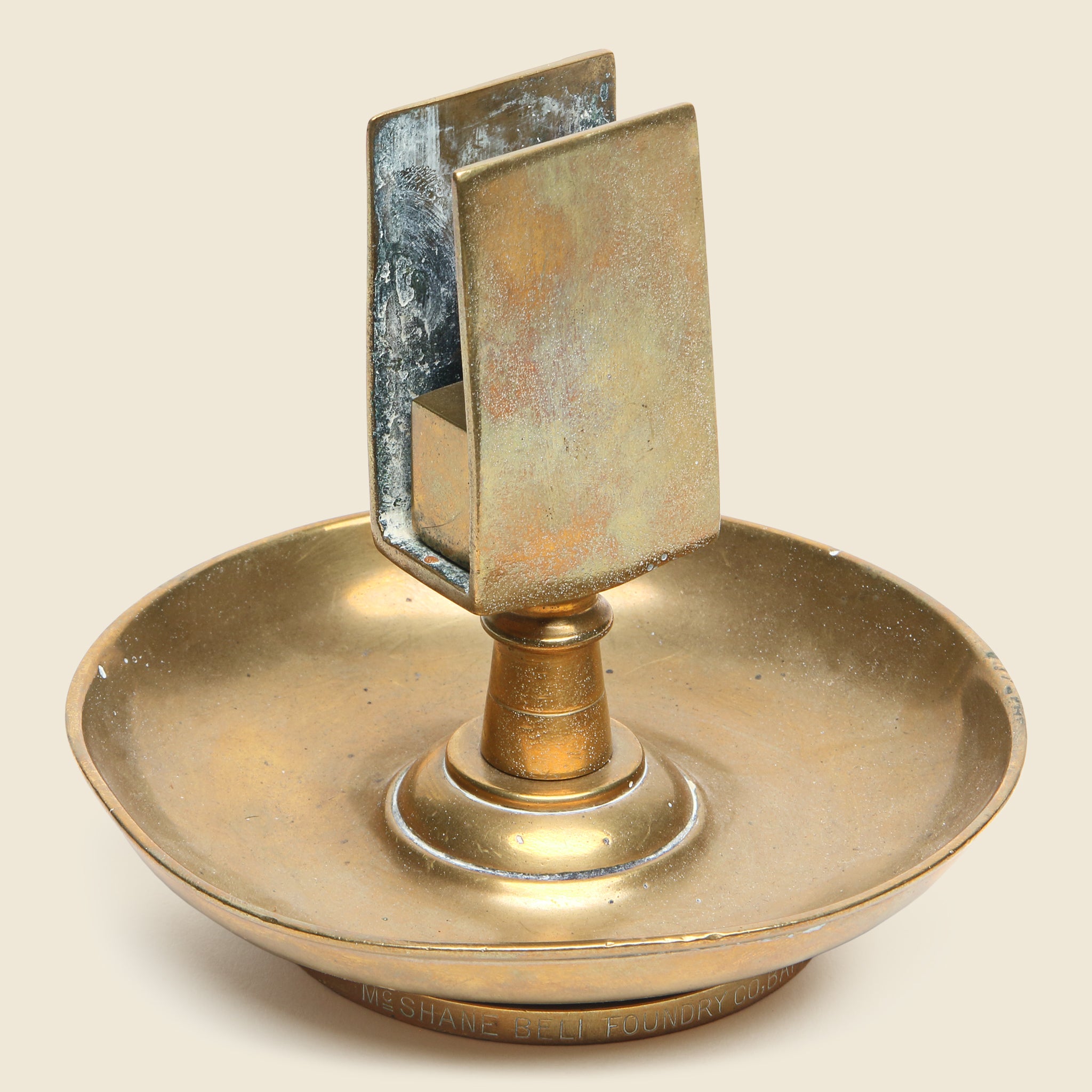 Brass Ashtray & Matchholder - Vintage - STAG Provisions - One & Done - Miscellaneous