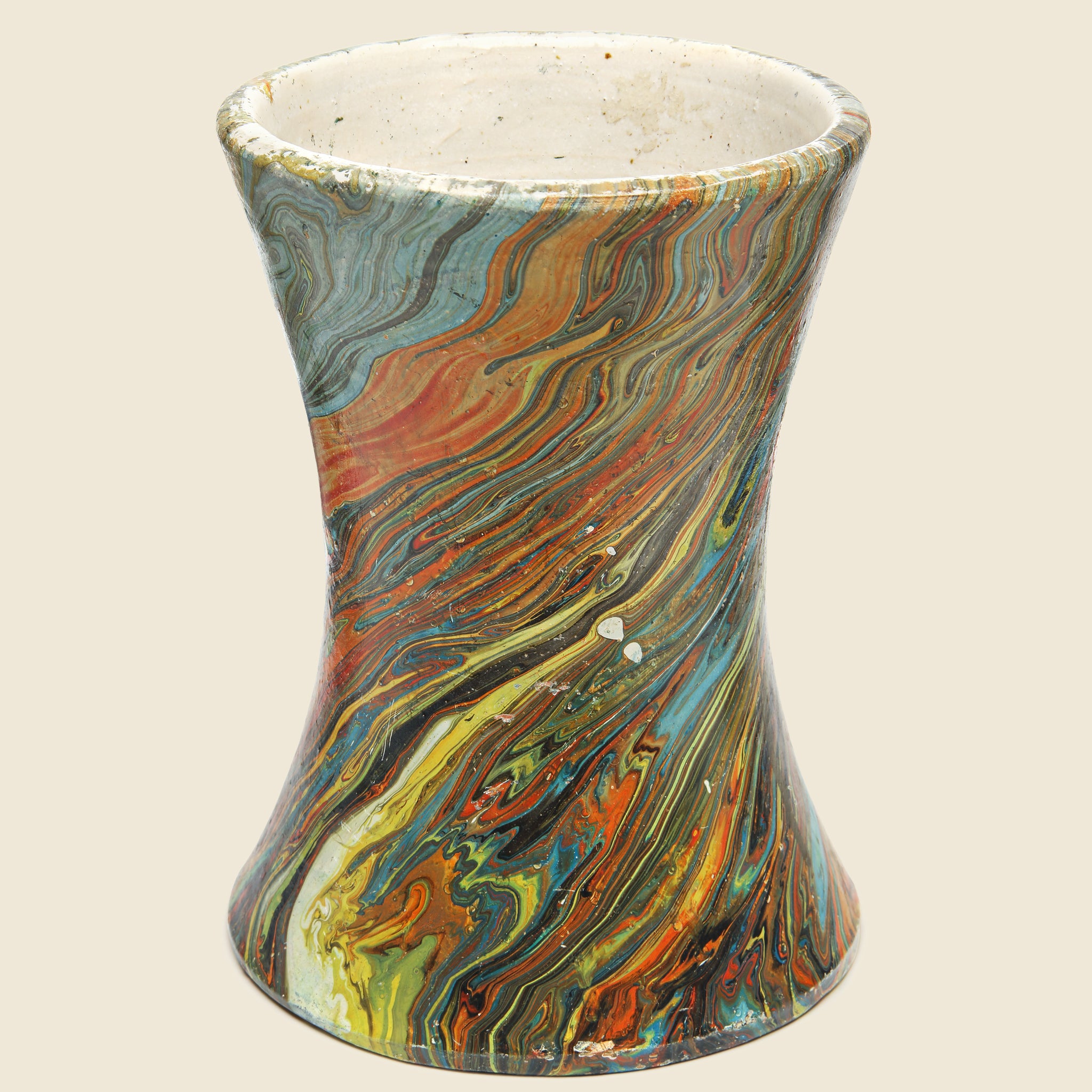 
                          Swirled Painted Vase - Vintage - STAG Provisions - One &amp; Done - Miscellaneous
                        