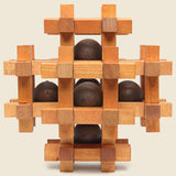 Pieced Wood Interlocking Puzzle - Vintage - STAG Provisions - One & Done - Miscellaneous