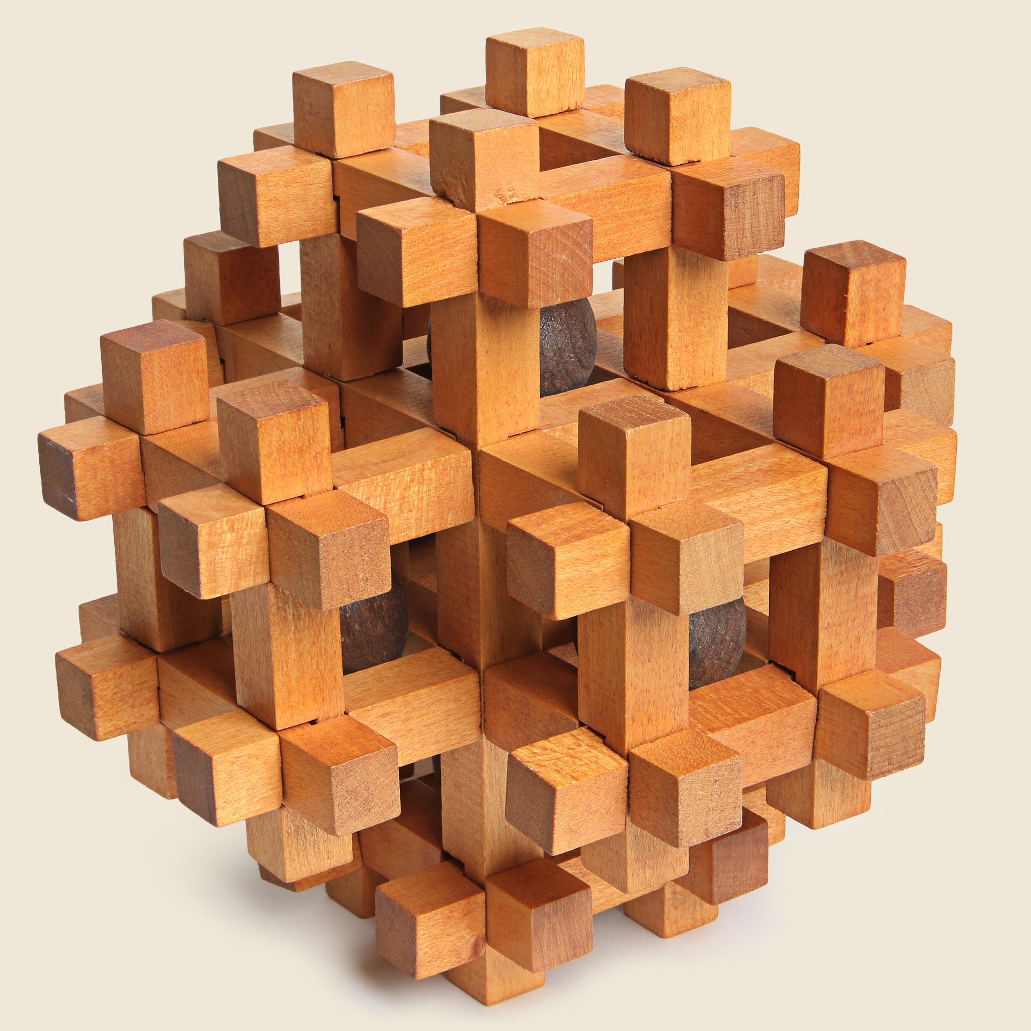 
                          Pieced Wood Interlocking Puzzle - Vintage - STAG Provisions - One &amp; Done - Miscellaneous
                        