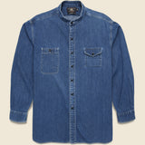 Vintage RRL Band Collar Work Shirt - Vintage - STAG Provisions - One & Done - Miscellaneous