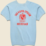 University of Michigan TKE Short-Sleeve Sweatshirt - Vintage - STAG Provisions - One & Done - Apparel