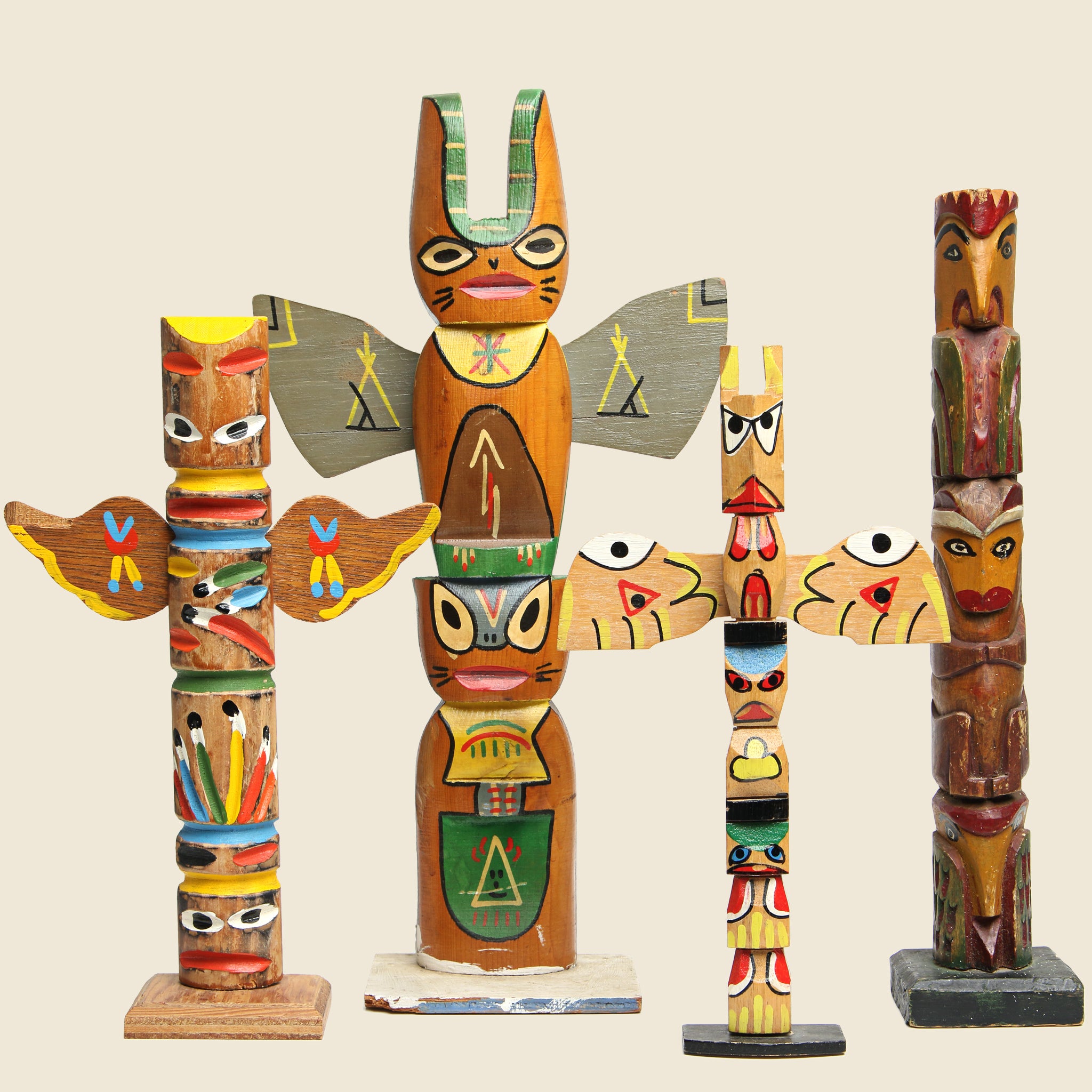 Tourist Totem Set #1 - Vintage - STAG Provisions - One & Done - Miscellaneous