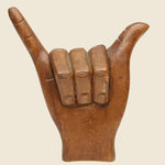 Wooden Shaka Hand Carving - Vintage - STAG Provisions - One & Done - Miscellaneous