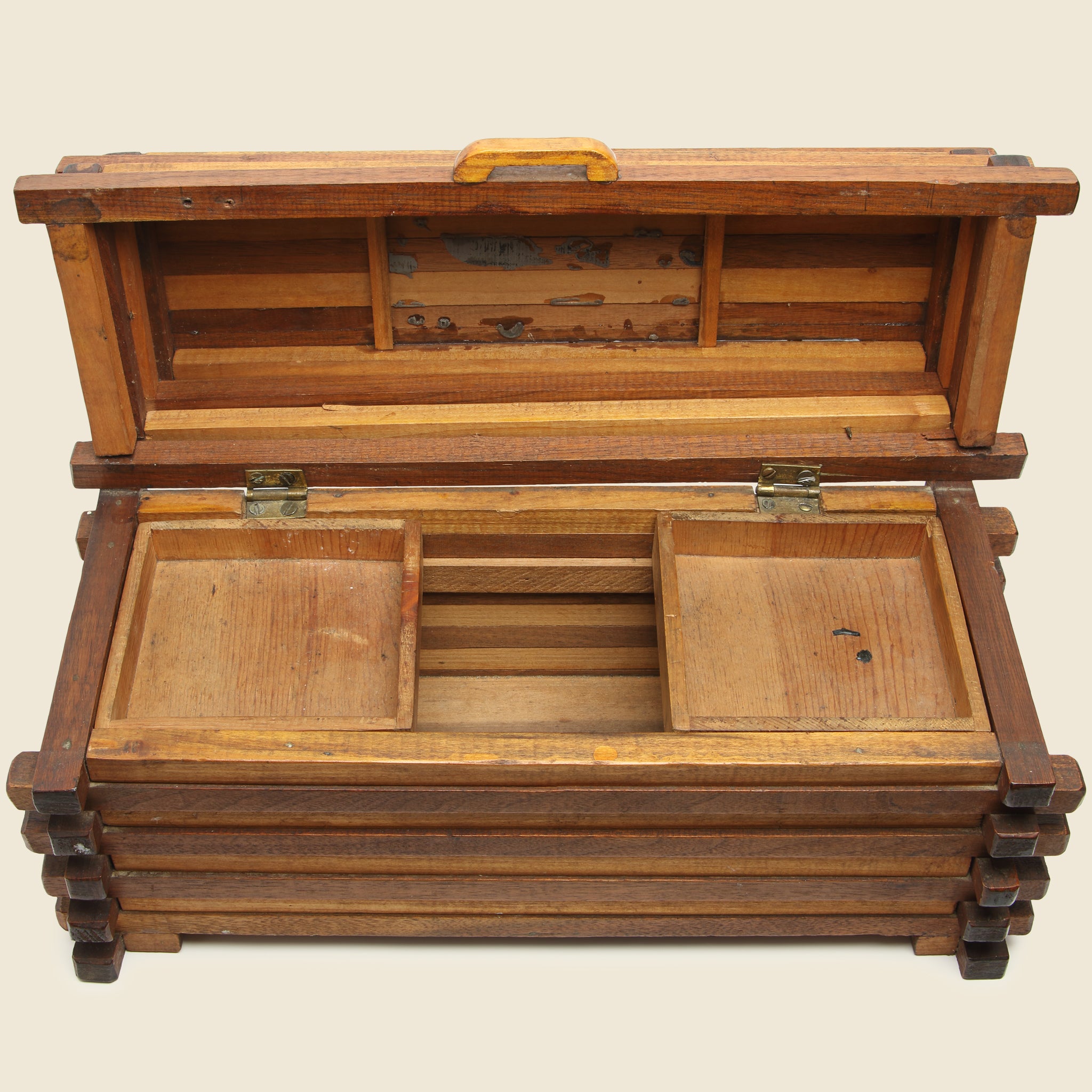 
                          Pieced Wood Box - Vintage - STAG Provisions - One &amp; Done - Miscellaneous
                        