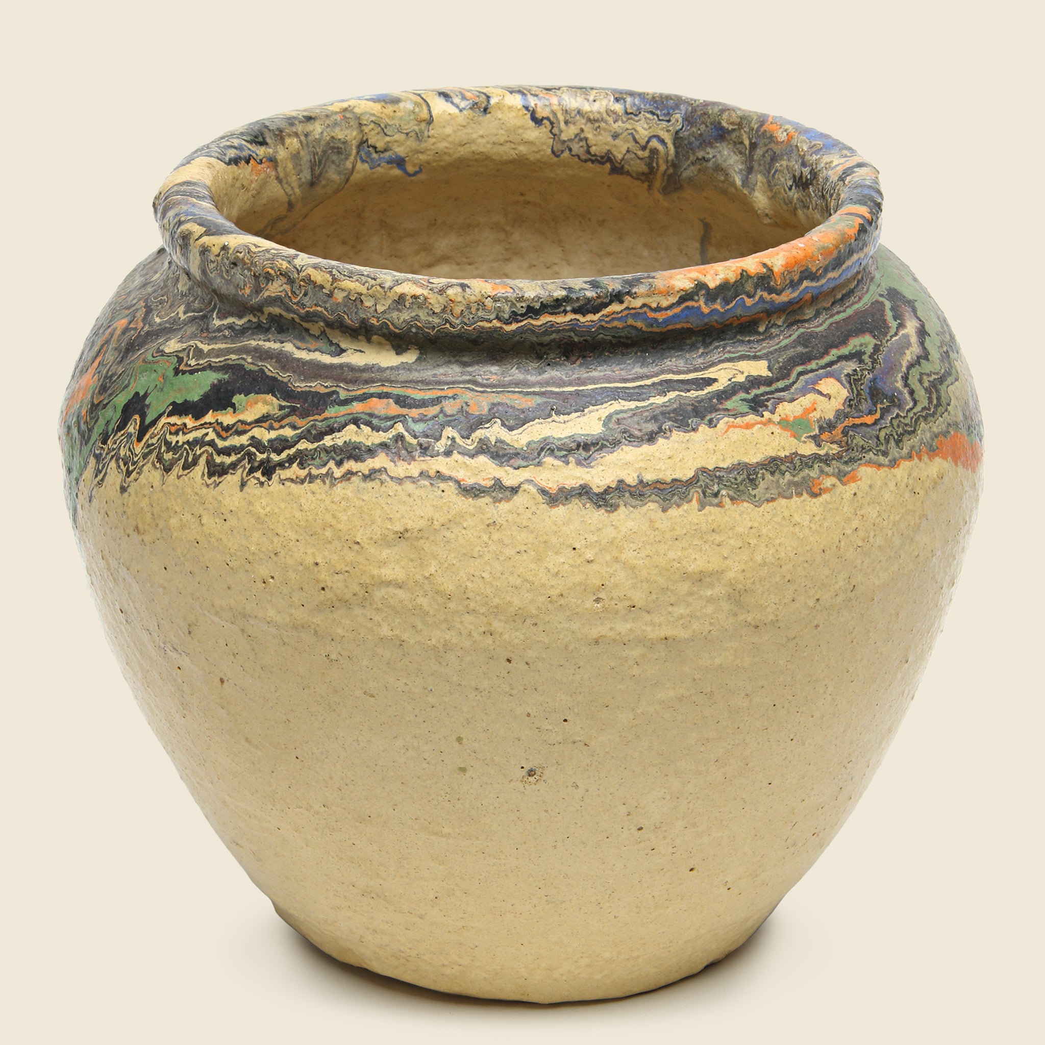 
                          Vintage Swirled Pot - Vintage - STAG Provisions - One &amp; Done - Miscellaneous
                        