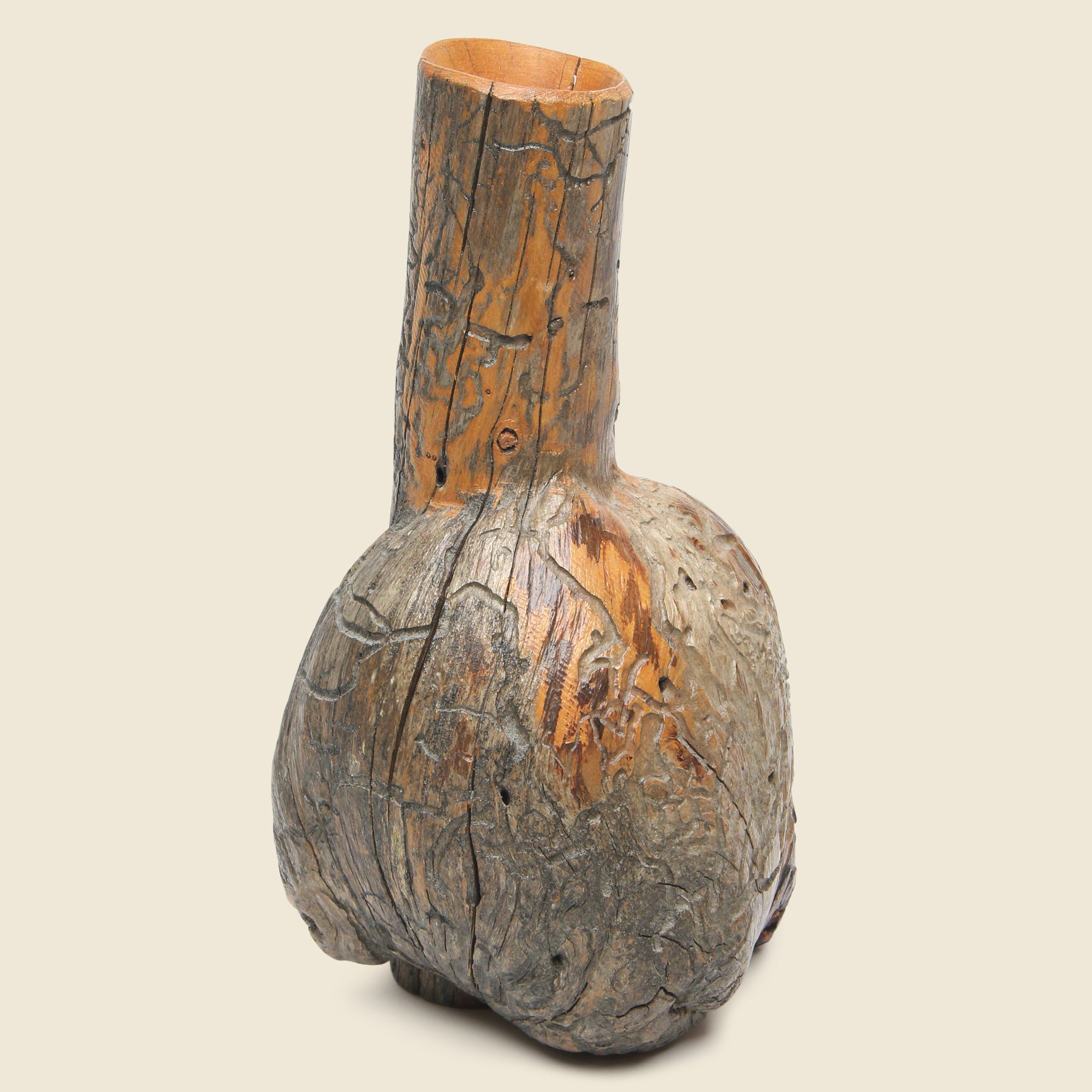 
                          Wooden Vessel - Vintage - STAG Provisions - One &amp; Done - Furniture
                        