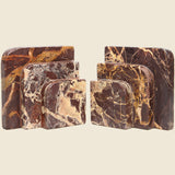 Red Jasper Stacked Bookends - Vintage - STAG Provisions - One & Done - Furniture